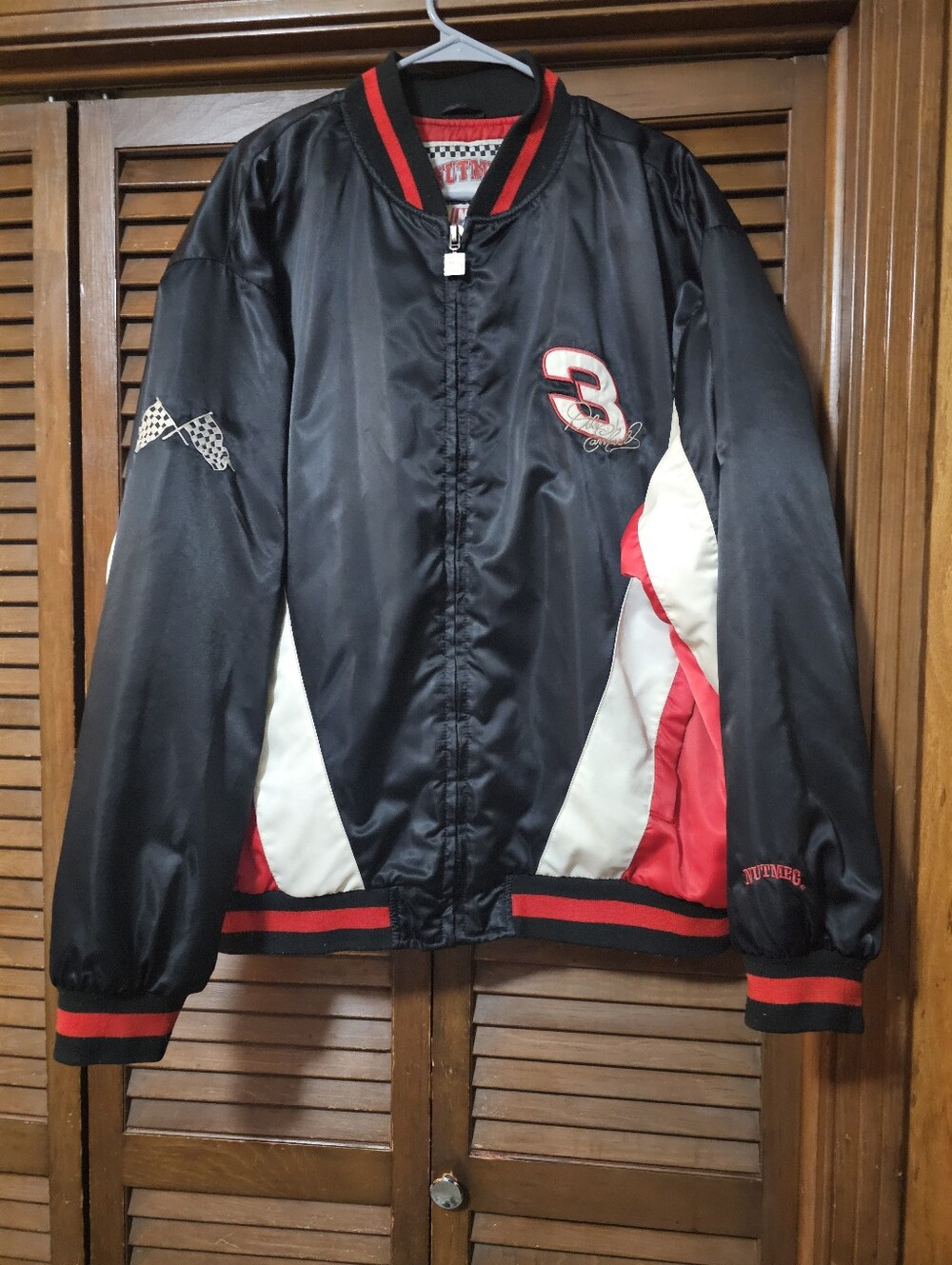 Vintage Nutmeg Dale Earnhardt #3 NASCAR Bomber Jacket